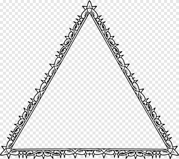 Треугольная фоторамка