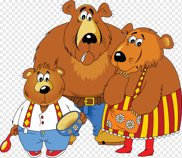 Три медведя мультяшка