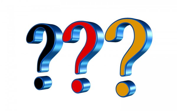 Вопросительный знак на прозрачном фоне