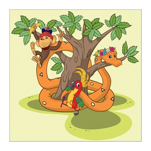 38 Попугаев рисунок