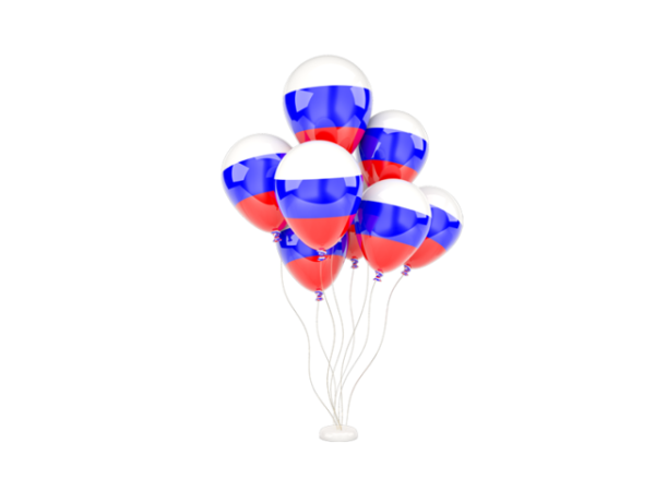 Шары белый синий красный