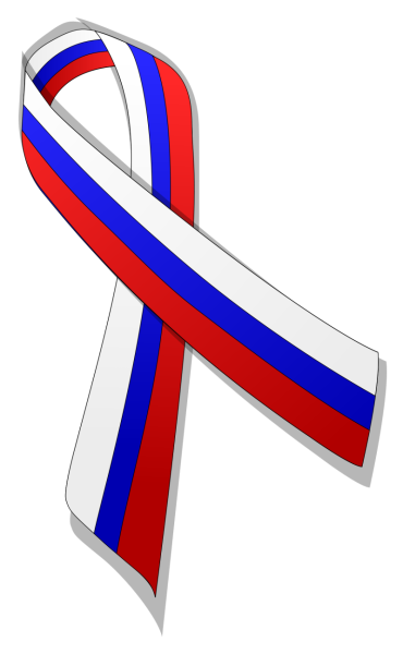 Лента Триколор сбоку