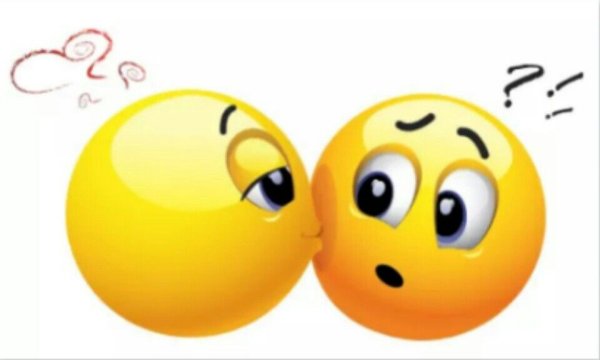 Смайлик целую в щечку