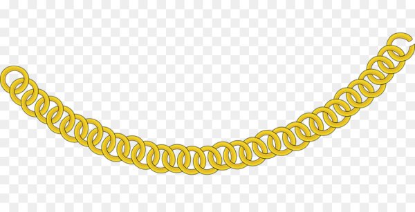 Золотая цепочка нарисованная