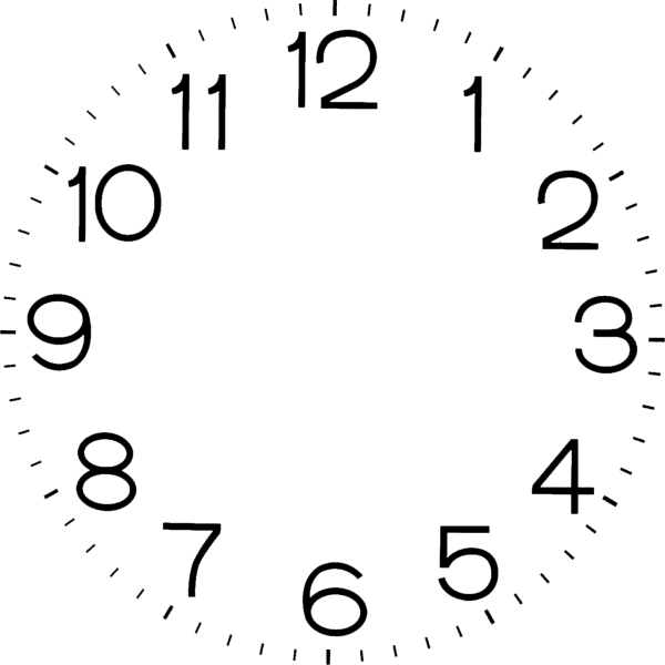 Циферблат круглый