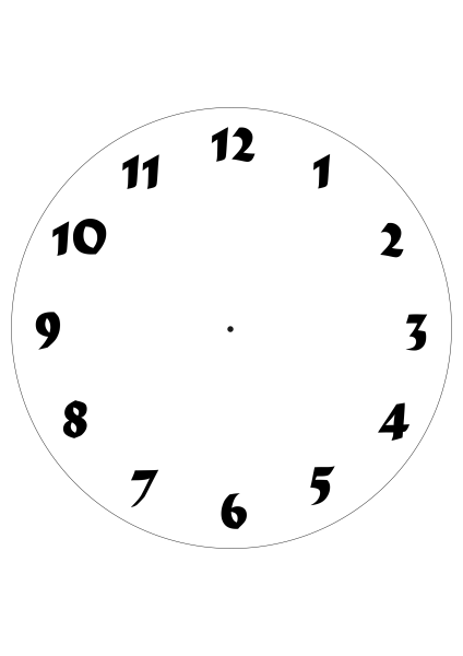 Циферблат часов