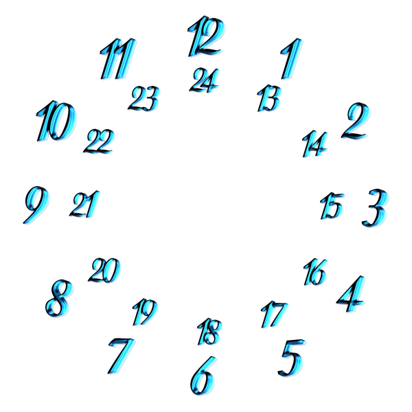 Часы без цифр для детей