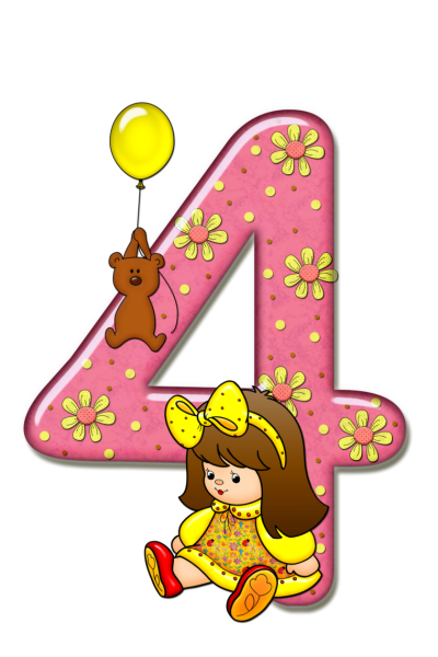 Красивые сказочные цифры