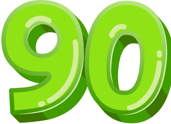 Цифра 90