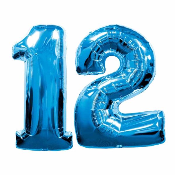 Красивые цифры синие