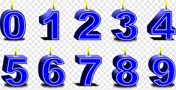 Цифры векторный клипарт