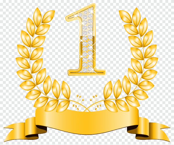 1 Место на прозрачном фоне