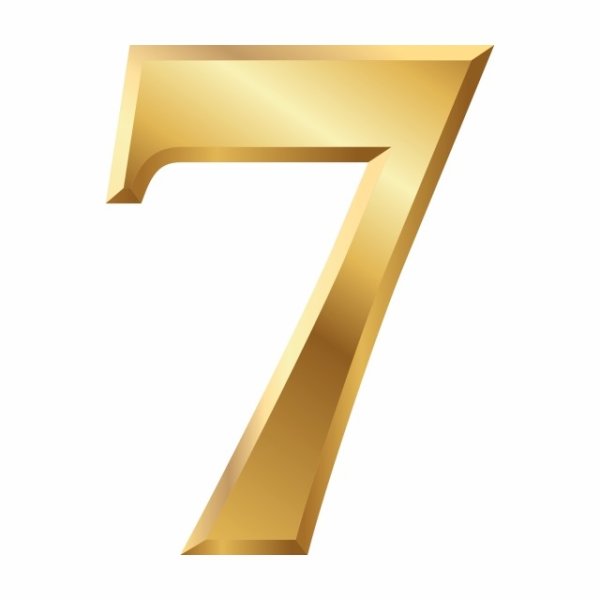 Золотая семерка цифра