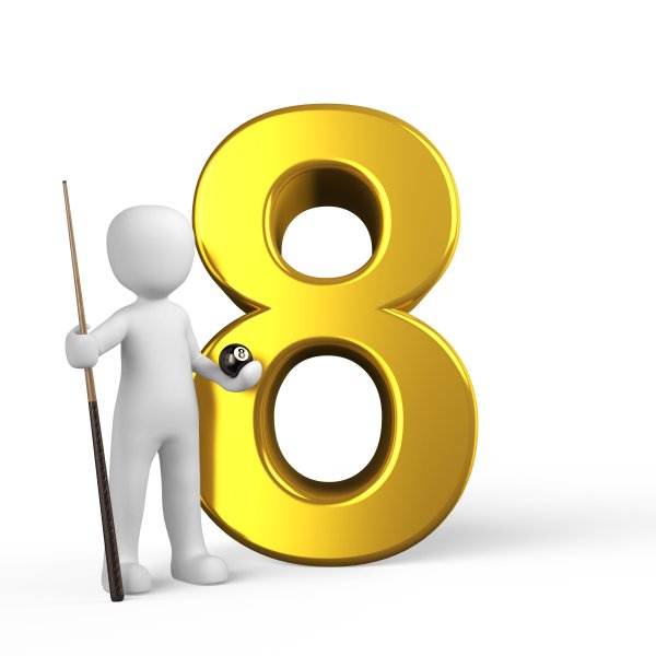 Цифры человечки