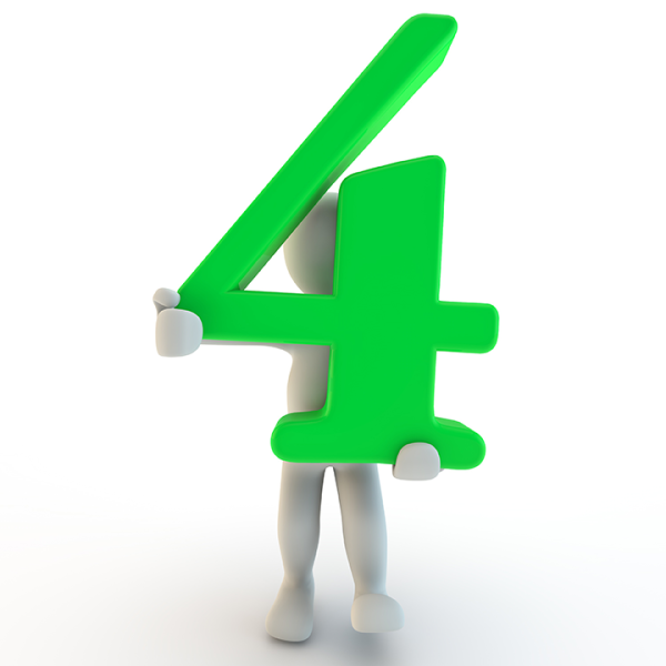 Цифры человечки