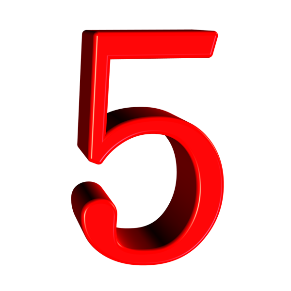 Цифры без фона