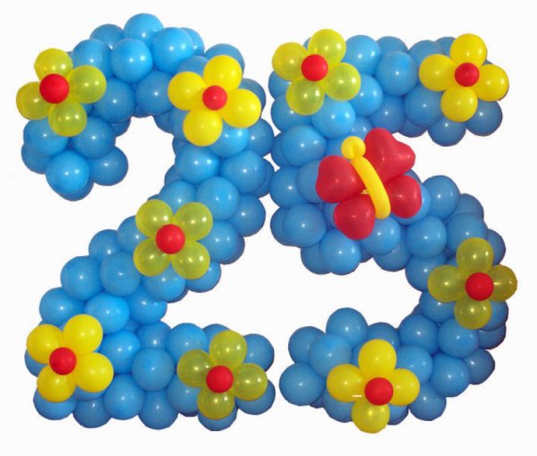 Цифры из шаров