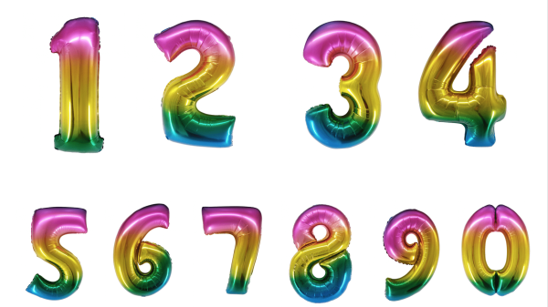 Красочные цифры