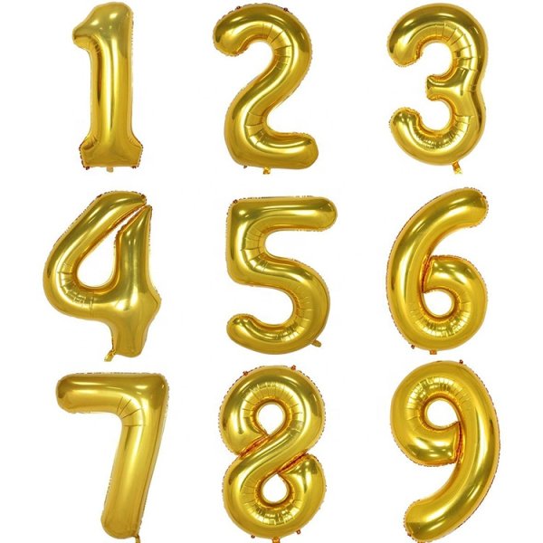 Надувные шары цифры