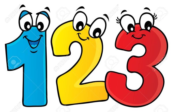 Мультяшные цифры