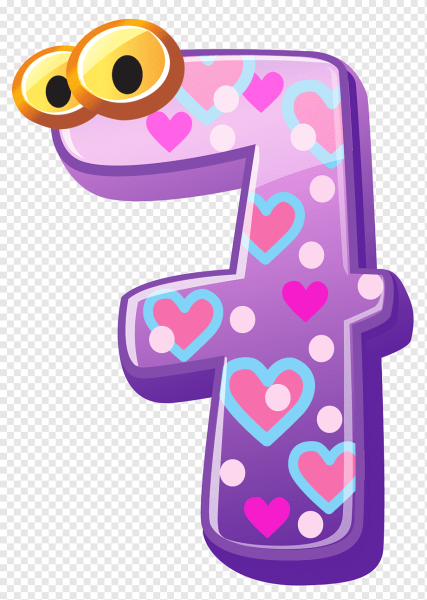 Цифры с глазками