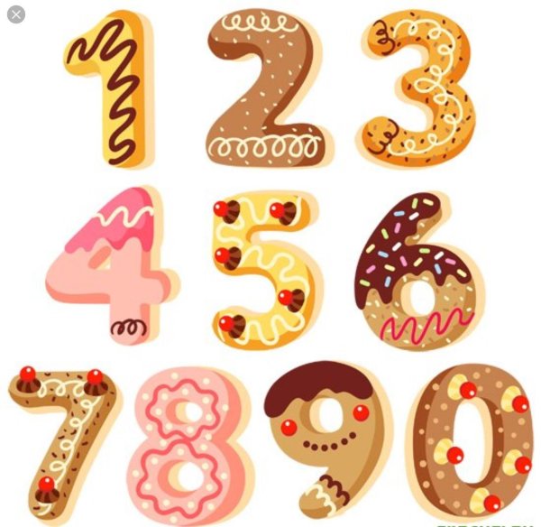 Цифры детские