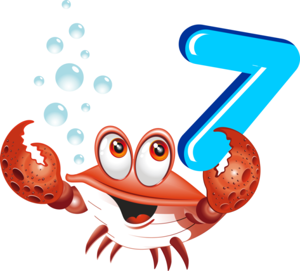 Цифры в детском стиле