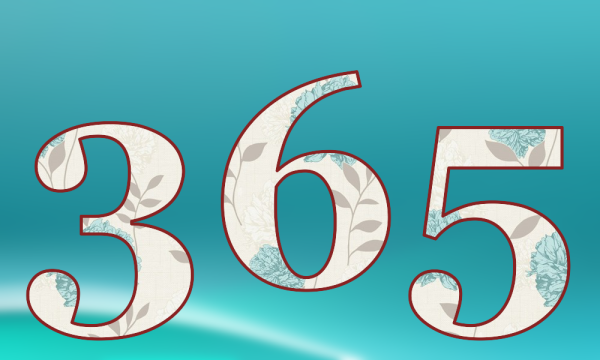 Красивая цифра 65