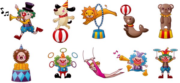 Цирк иллюстрации для детей