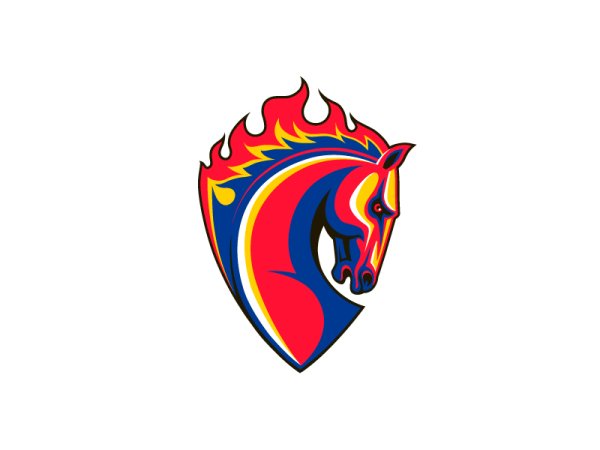 Герб ЦСКА конь