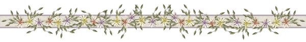 Полоса из цветов