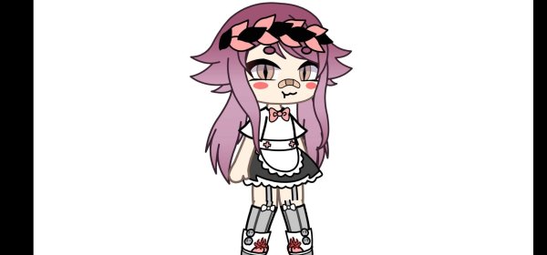 Гача ОС на белом фоне