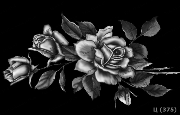 Цветы для гравировки на граните