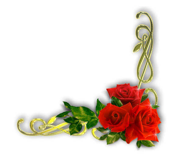 Виньетка розы