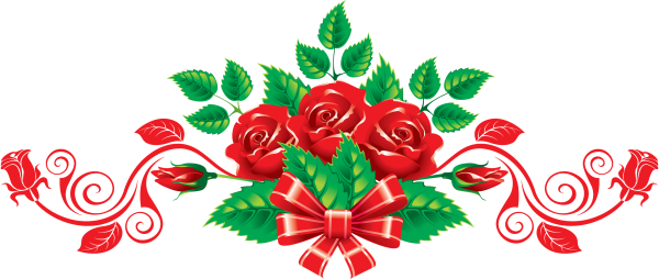 Цветы орнамент горизонтальный