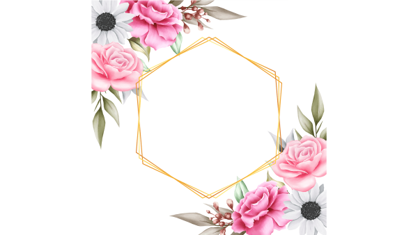 Акварельные цветы для пригласительных