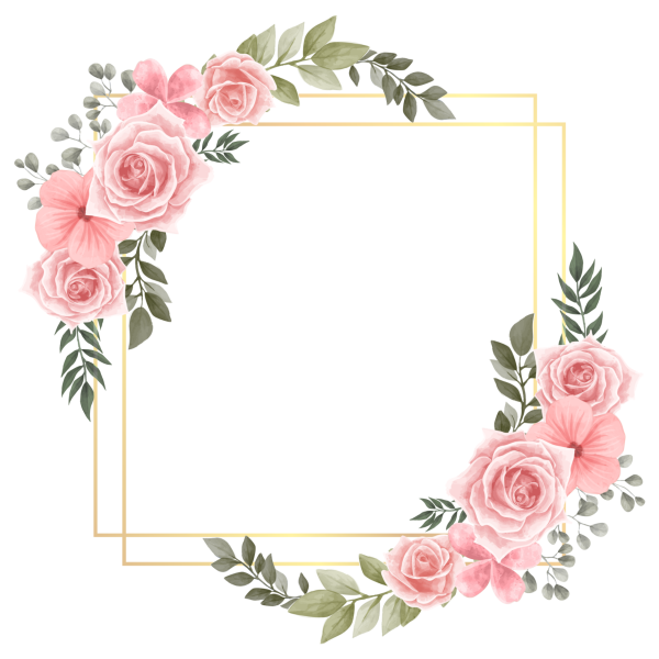 Рамка с цветами