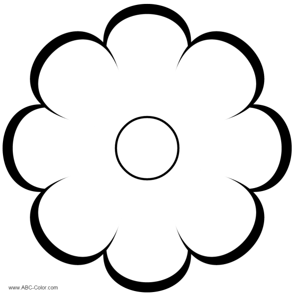 Цветок шаблон