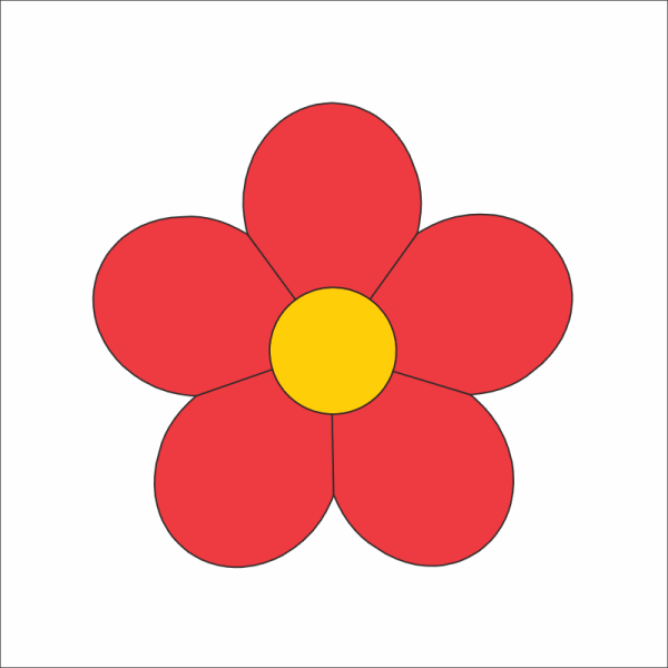 Цветочки для аппликации