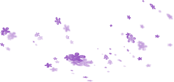 Сиреневые лепестки без фона