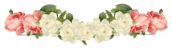 Линия из цветов