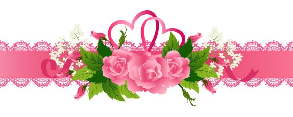 Полоска с цветами