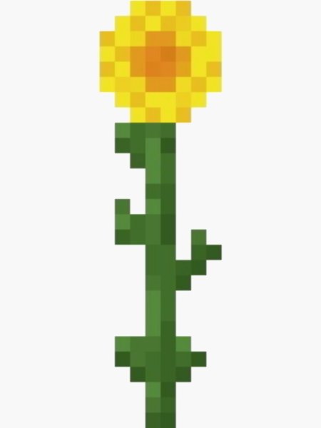 Цветы из МАЙНКРАФТА