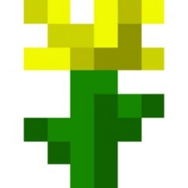 Одуванчик из МАЙНКРАФТА