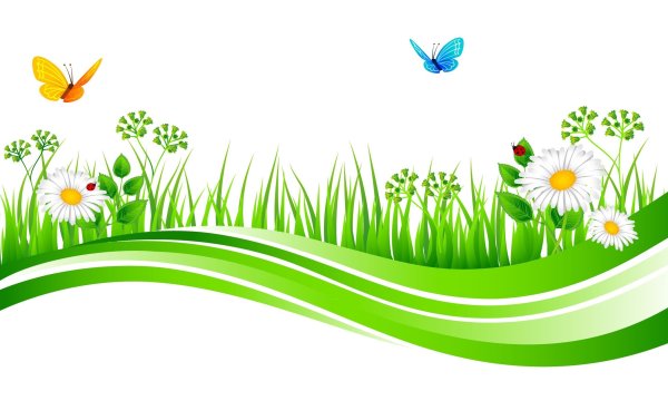 Травка на прозрачном фоне