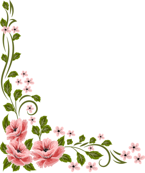 Цветы по углам