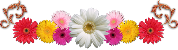 Цветочек горизонтальный