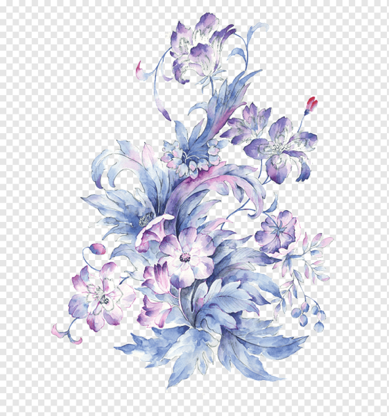 Акварельные цветы