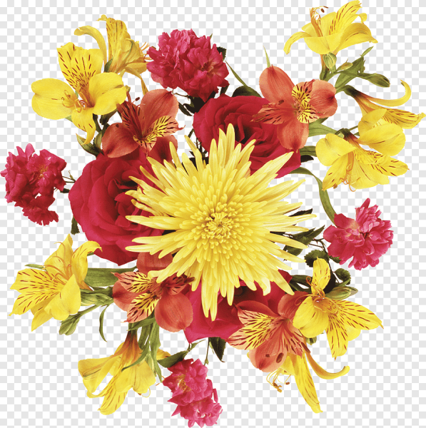 Осенний букет без фона