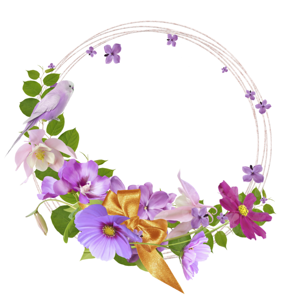 Рамка из цветов